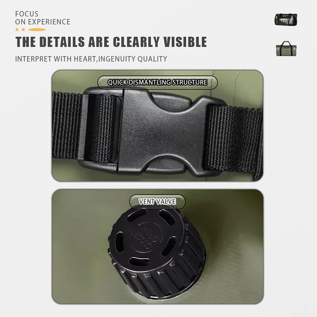 Motorcycle Waterproof Tail Bag Travel Outdoor Dry Luggage Roll Pack Bag 20 /40/66 Motorbike Luggage Backpack Motorcycle Seat Bag