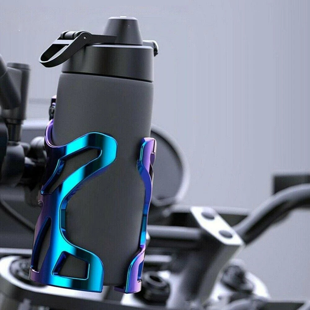 Universal Motorcycle Cup Holder | Adjustable Drink & Water Bottle Mount for Bikes and Scooters