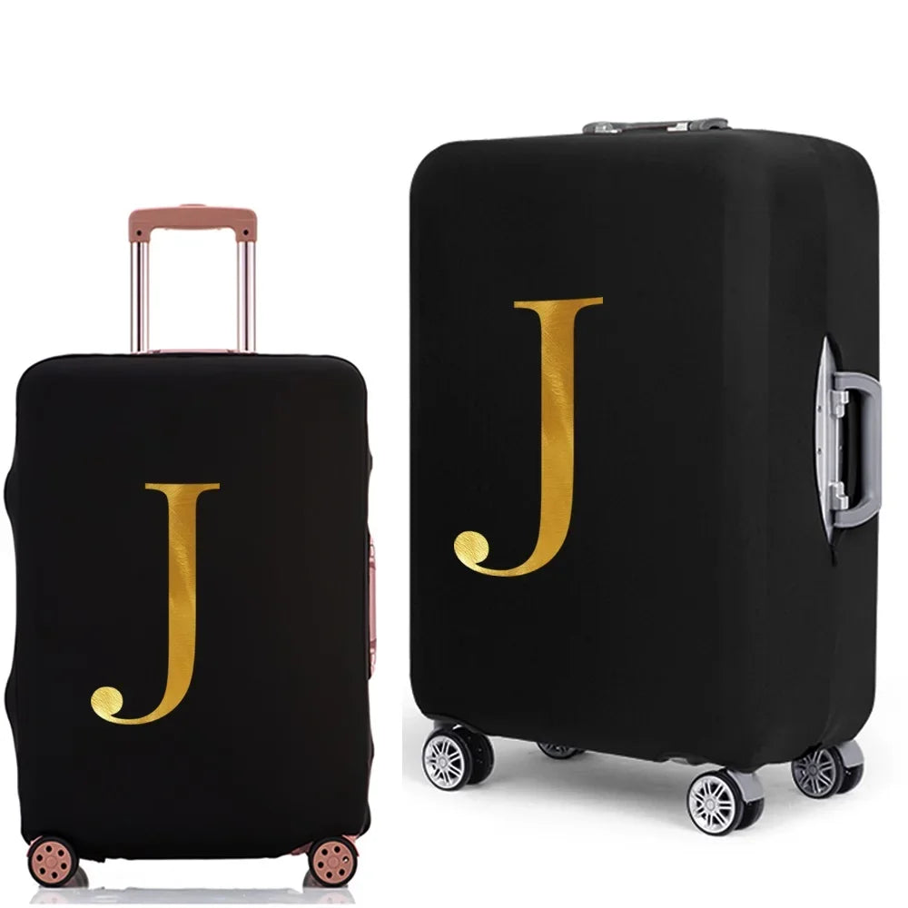 Letter Print Luggage Cover Thicker Suitcase Protective Case Trunk Case Apply Elastic Dust Case for 18" To 32" Travel Accessories