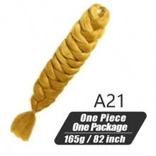 Xpression Synthetic Big Braids Crochet Hair Braids Extensions Yaki Straight Hair Women's Jumbo Braids Hair Daily Wear