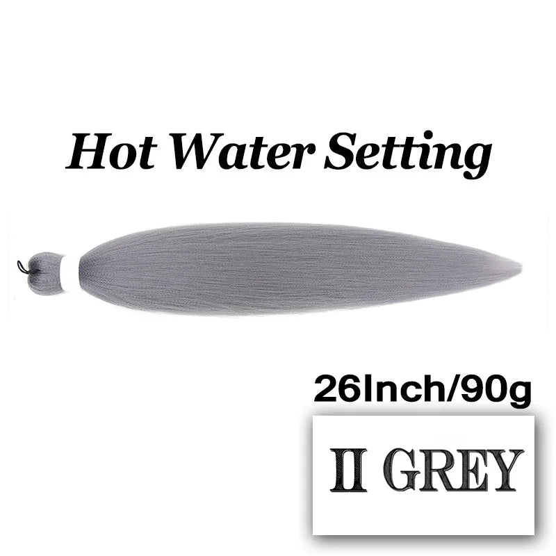 Braiding Hair Pre-stretched 26 Inch Hair Extensions for Afro Crochet Braids Synthetic Hair DIY Purple Pink Peach Red Jumbo Braid