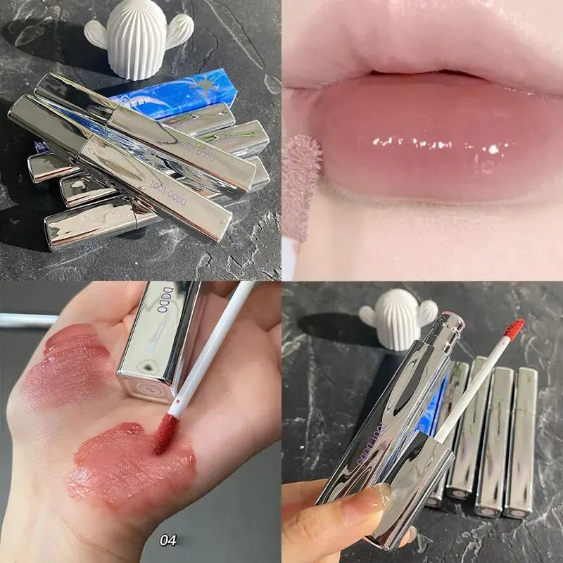 TOOT DODOT820 Floral Center Mirror Lip Gloss Is Bright and Non Oily, Moisturizing, and Color Displaying. The Lips Are Watery, Tr