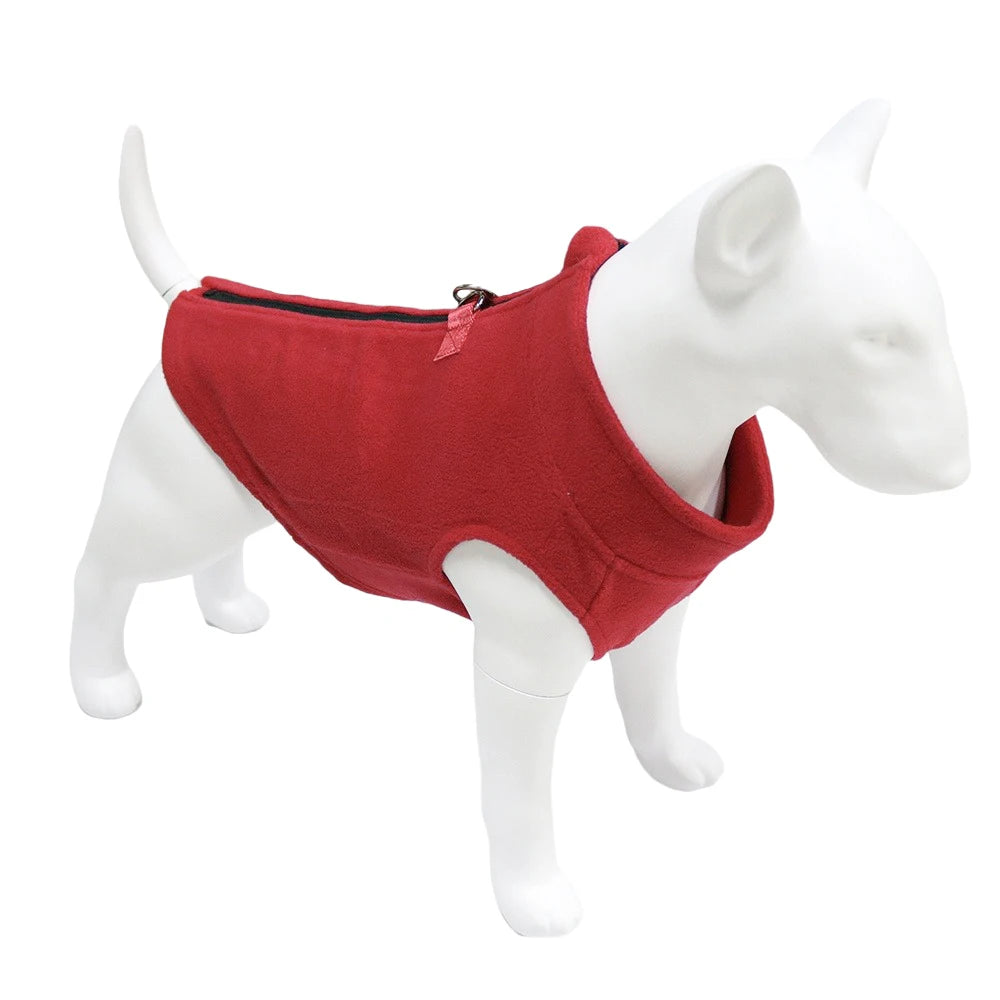 Winter Dog Clothes Soft Fleece Chihuahua Jacket French Bulldog Coat for Small Medium Dog Cat Warm Vest Puppy Pug Pet Apparel