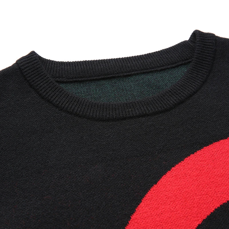 Autumn and Winter Round Neck Sweater for Men, Trendy and Fashionable, Paired with Warm Knit Sweater Trendy Brand Youth, Handsome
