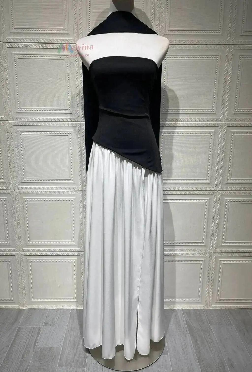 Giyu Sexy Evening Party Dresses Women 2025 Autumn Summer Maxi Long Dress Elegant Strapless Split Backless Pleated Dress