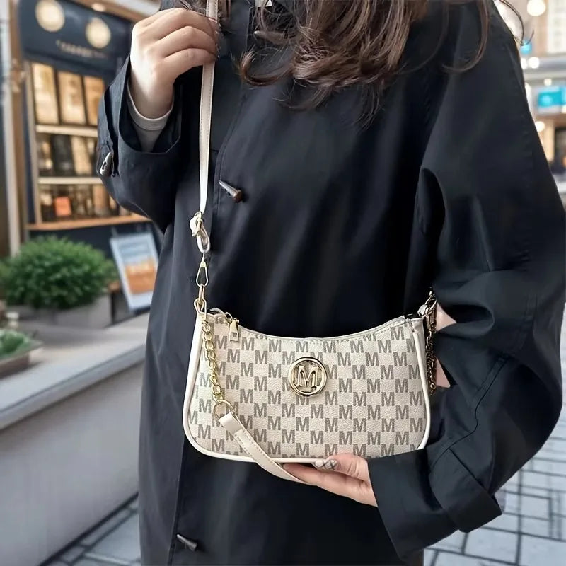 Vintage Style Handbag Crossbody Bag Adjustable Strap Women Messenger Shoulder Bag Sophisticated Accessory Tote Bag Purse