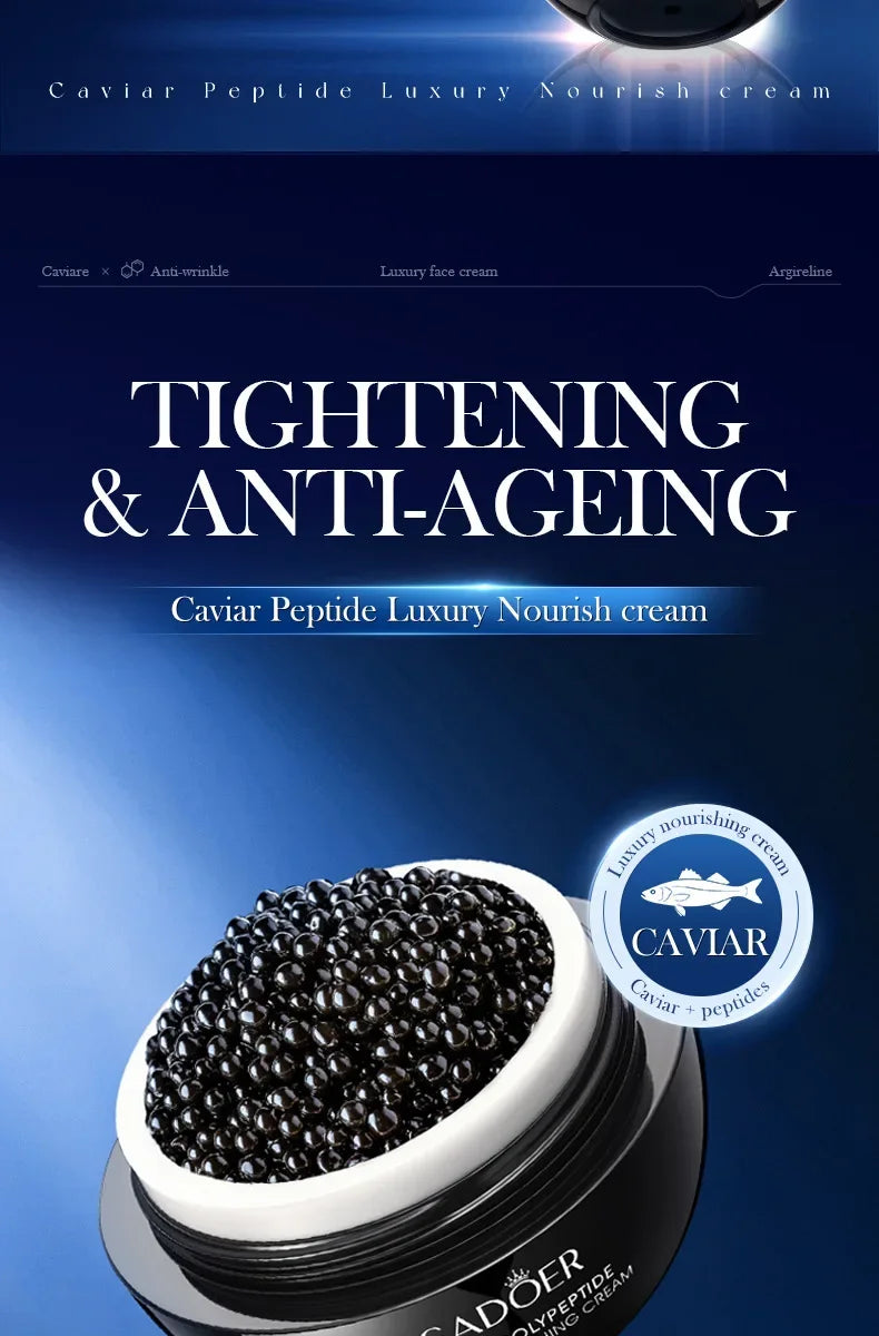 Anti-Wrinkle Face Cream Collagen Pearl Firming Lift Fade Fine Lines Caviar Moisturizing Smooth Brighten Korean Skin Care Product