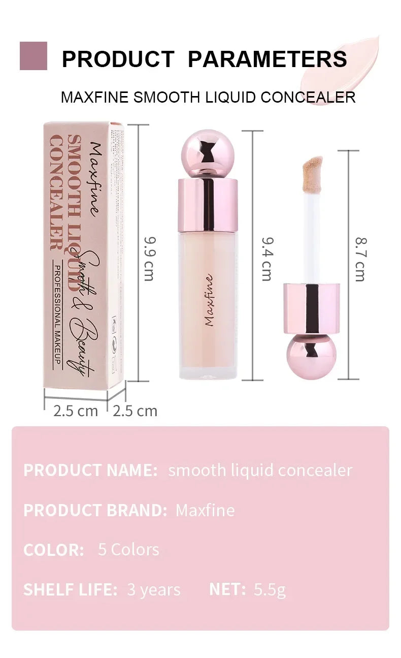 Matte Face Concealer Foundation — Long-Lasting Full-Cover Liquid