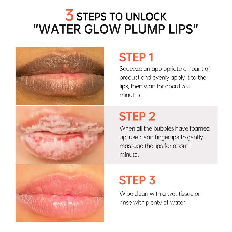 JoyPretty Bubble Lip Balm Lightening Dark Lip Mask Gloss Oil Makeup Exfoliating Clean Moisturizer Beauty Health Lip Care Product