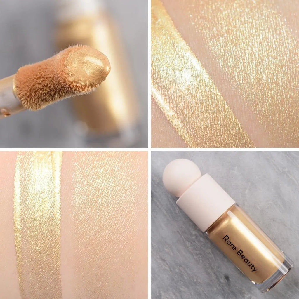 Rare Beauty Positive Light Liquid Contour Luminizer Highlight Contouring Liquid Blush Makeup Face Shimmer Shine Lipstick Makeup