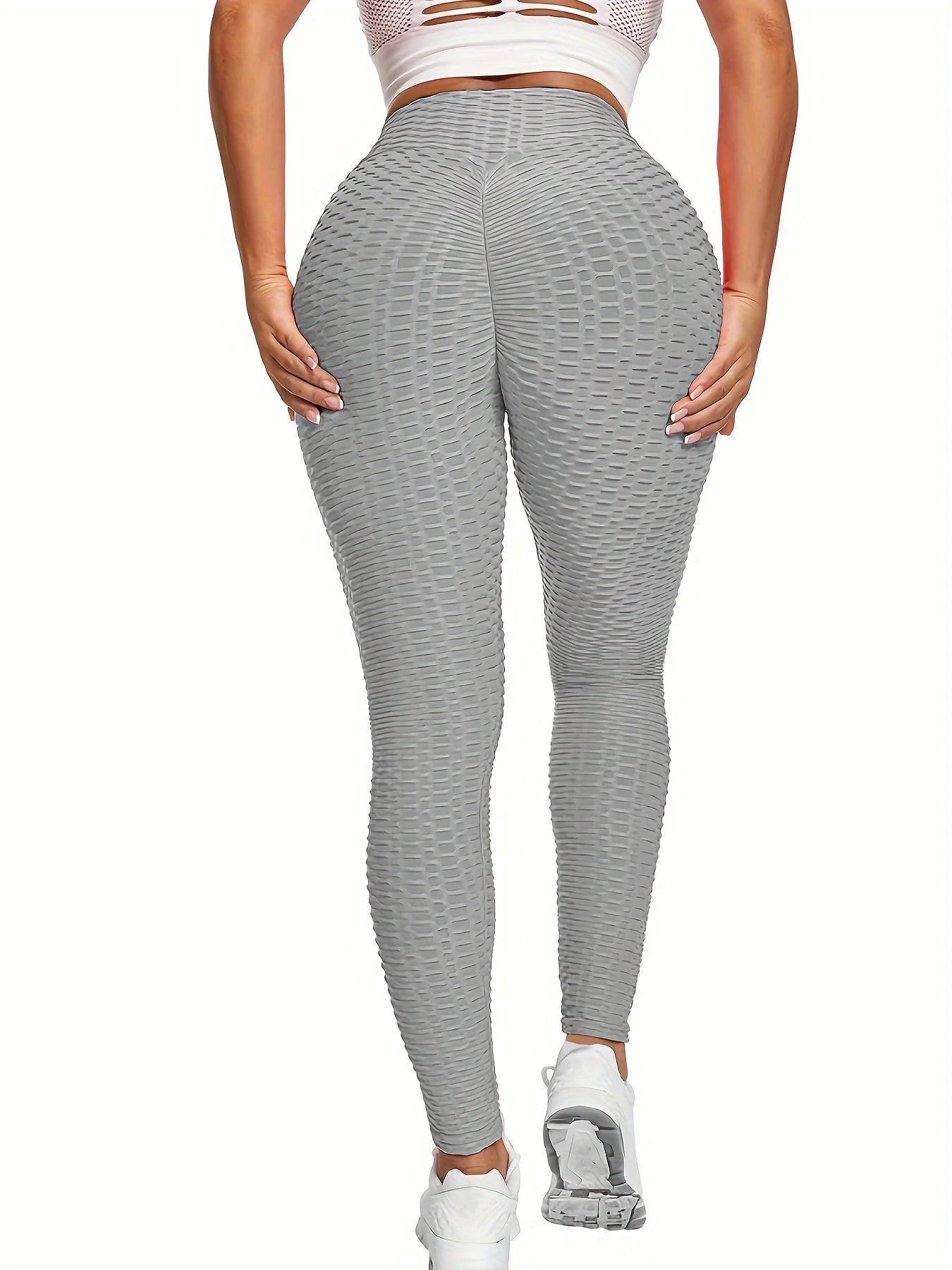 BubbleLift™ Seamless Yoga Leggings — Hip-Lifting Slim-Fit Sports Pants for Women