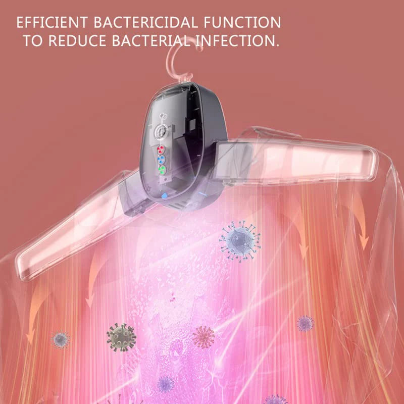 Portable Clothes Dryer Drying Hanger Electric Shoes Clothes Drying Rack Foldable Heater Hanger Machine Travel Laundry Dryer