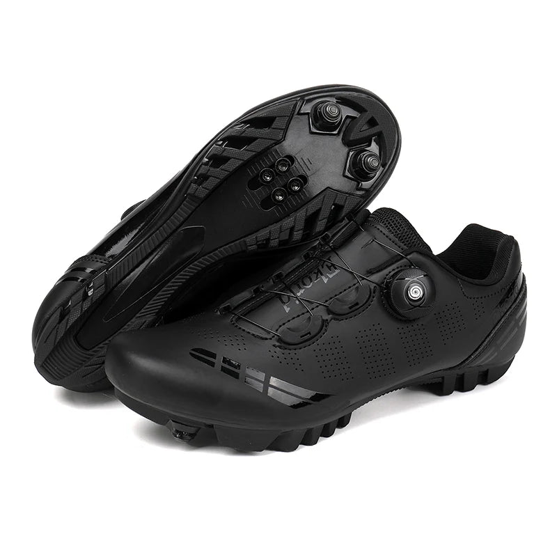 Unisex MTB Mountain Road Bike lock Shoes Breathable Non-slip Wear-resistant Pedal Bicycle Outdoor Competitive Bicycle Equipment