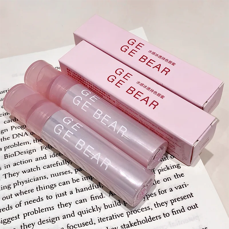 Water Sense Ice Translucent color Lip gloss Mirror water light toot lips appear tender pure water to hold makeup lip glaze
