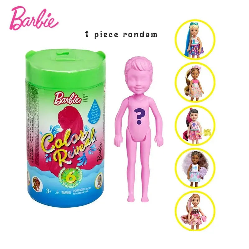 Original Barbie Color-Changing Chelsea Doll | Warm Water Surprise Toy with Belt & Accessories (GTP53 / GTP42 / GPD41)
