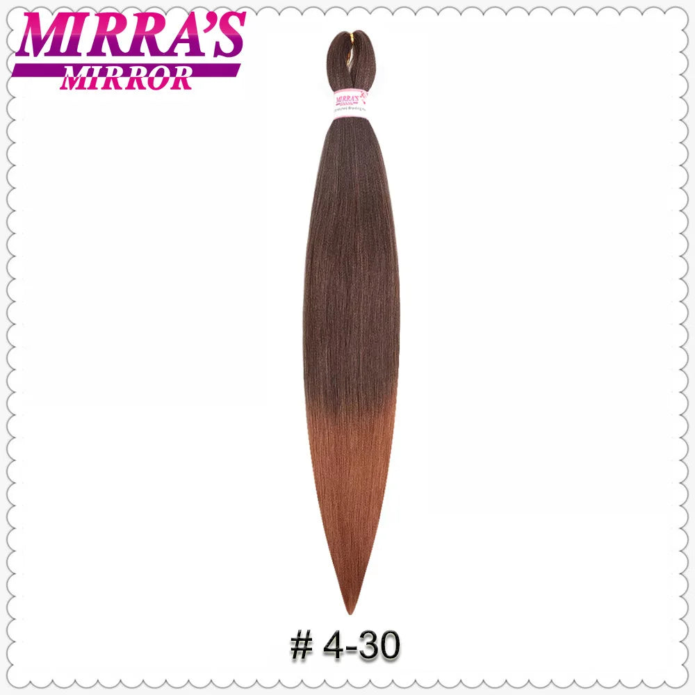 Corlorful Synthetic Jumbo Braids Hair Extensions 28 Inch Braiding Hair Pre Stretched Yellow Blue Green Red Pink Purple Braids