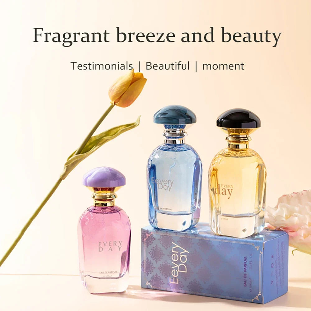 Perfume for Women, 100ML Spray Perfume with Floral, Fruits & Vanilla Scents, Long-Lasting Fragrance, Suitable for Daily Use