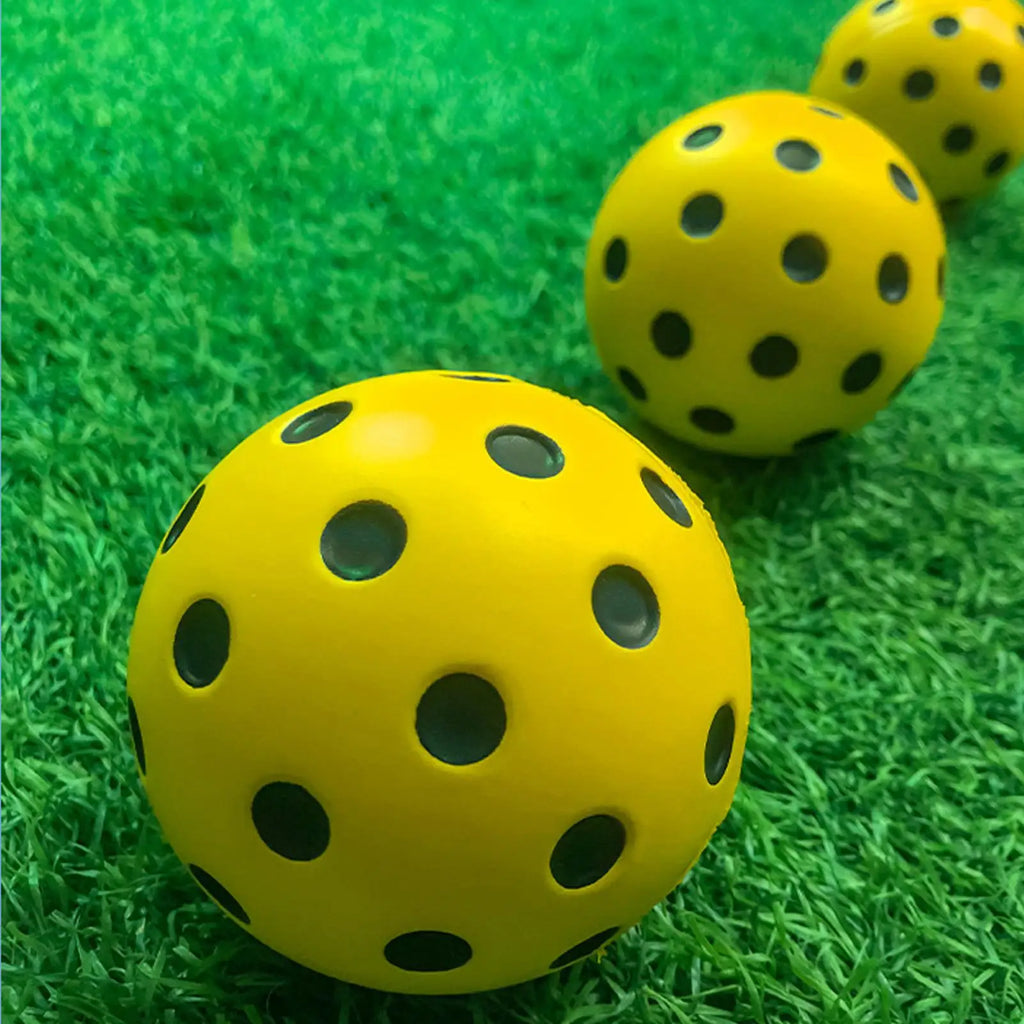Foam Pickleball Practice Balls — Quiet, Safe & Durable (PU Foam, 2.9")