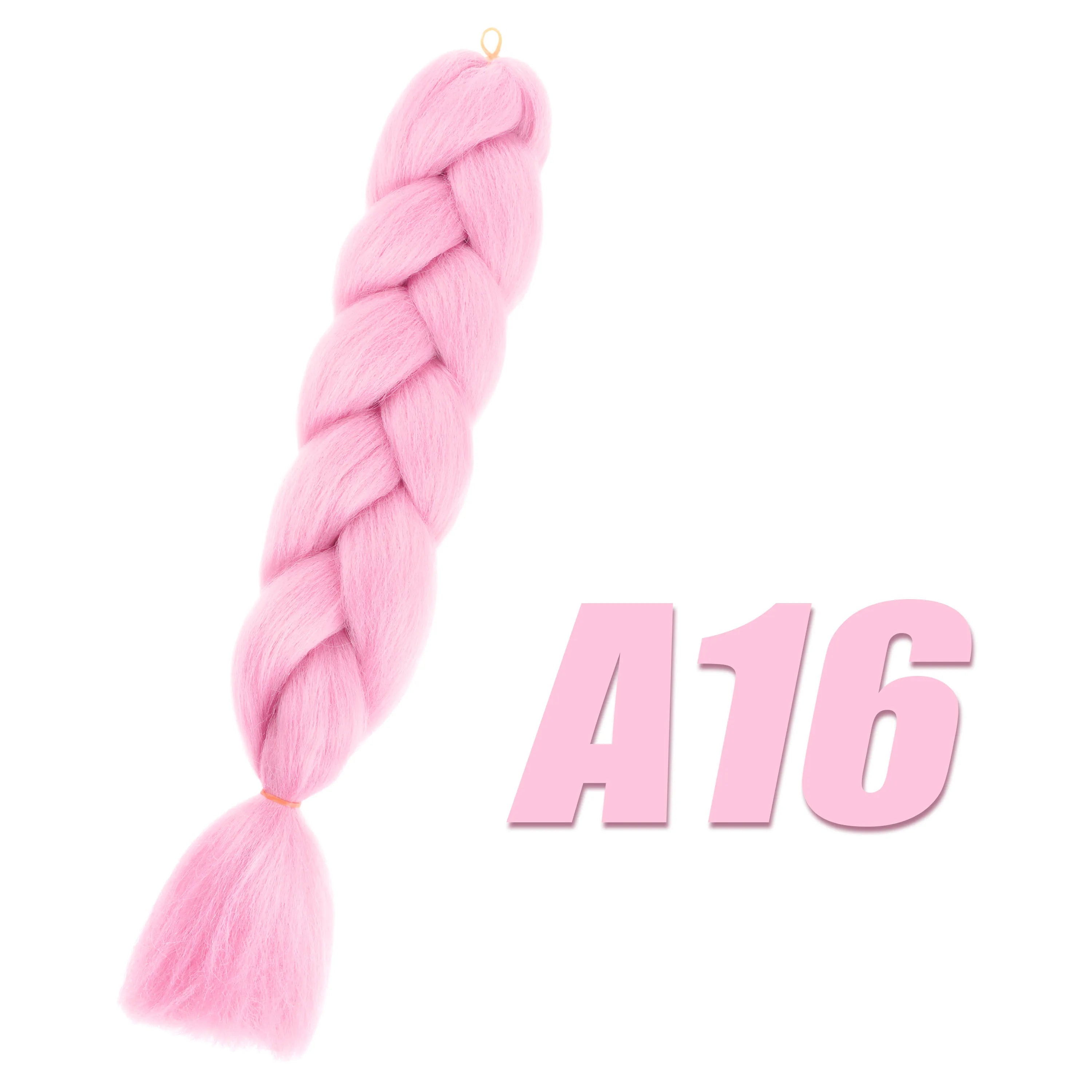 Synthetic Kanekalon Crochet Hair Braiding Hair Pre Stretched Curly Jumbo Braids Extensions Hair Accessories For Girls Braids