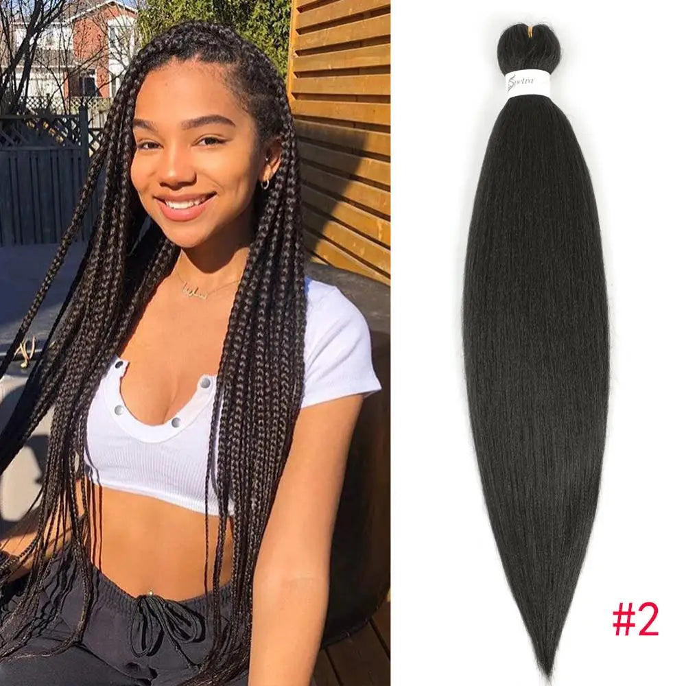 Braiding Hair Pre Stretched Synthetic Braid Extensions Jumbo Braid for Senegalese Passion Twist Box Braid Hair Bundles IPARTY