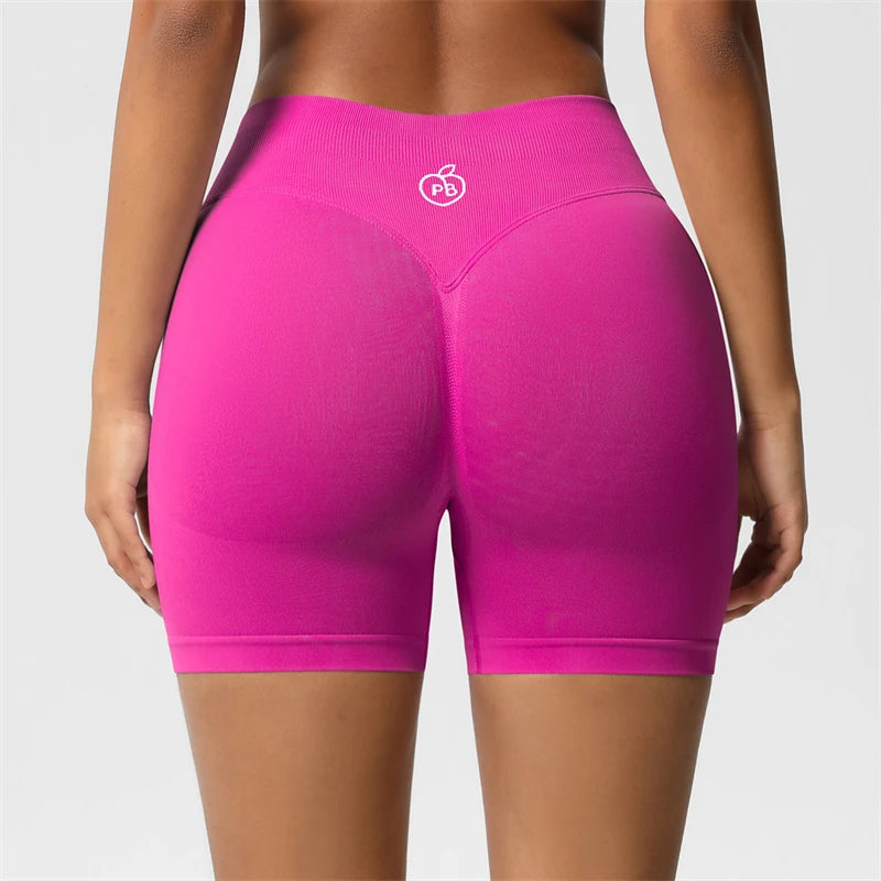 DARC·WOLVES Seamless Booty-Lift Biker Shorts — 3D Shaping Fit, High-Waist Compression for Women’s Workout & Everyday Style