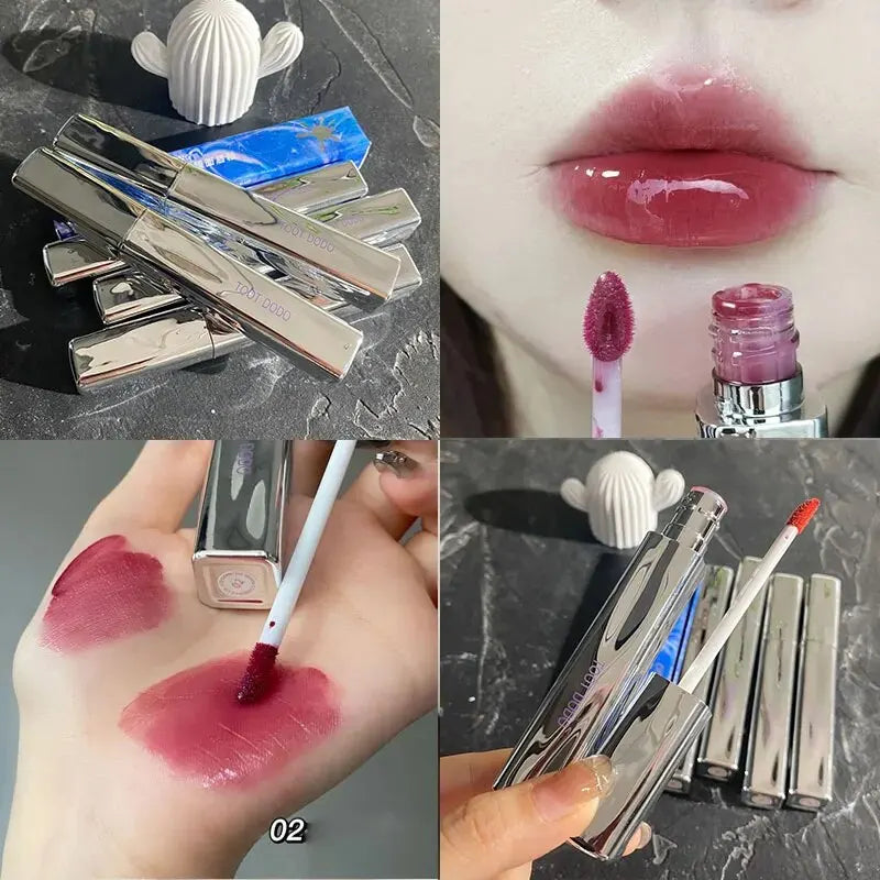 TOOT DODOT820 Floral Center Mirror Lip Gloss Is Bright and Non Oily, Moisturizing, and Color Displaying. The Lips Are Watery, Tr