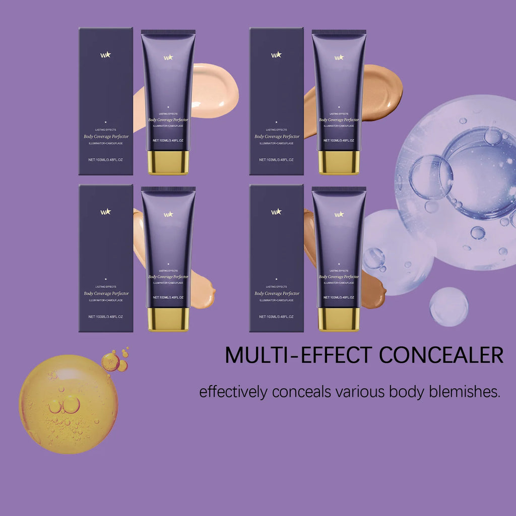 Beauty Body Coverage Perfector–Waterproof Leg & Body Makeup-Concealer For Scars, Spots, Veins, Tattoos and More Blend Cosmetics