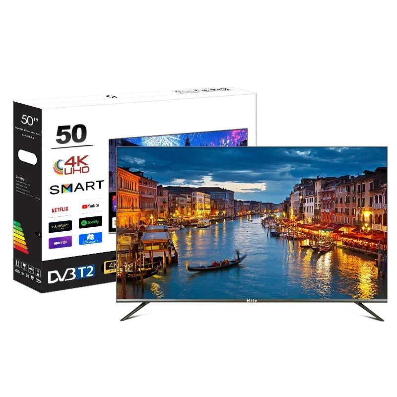 Full Display LED TV 50inch 4K Ultra HD WebOS Android TV 55 65 75 Inch Smart TV