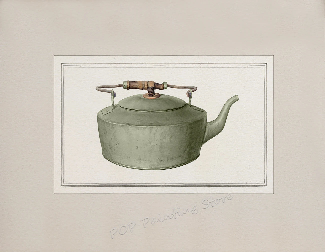 Minimalist Vegetable Canvas Wall Art – Sage Green Botanical (Onion & Carrot) Poster