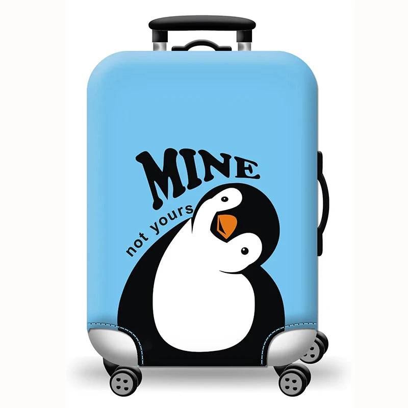 Hot Thick Elastic World Luggage Protective Cover Zipper Suit for 18-32 Inch Bag Suitcase Covers Trolley Cover Travel Accessories