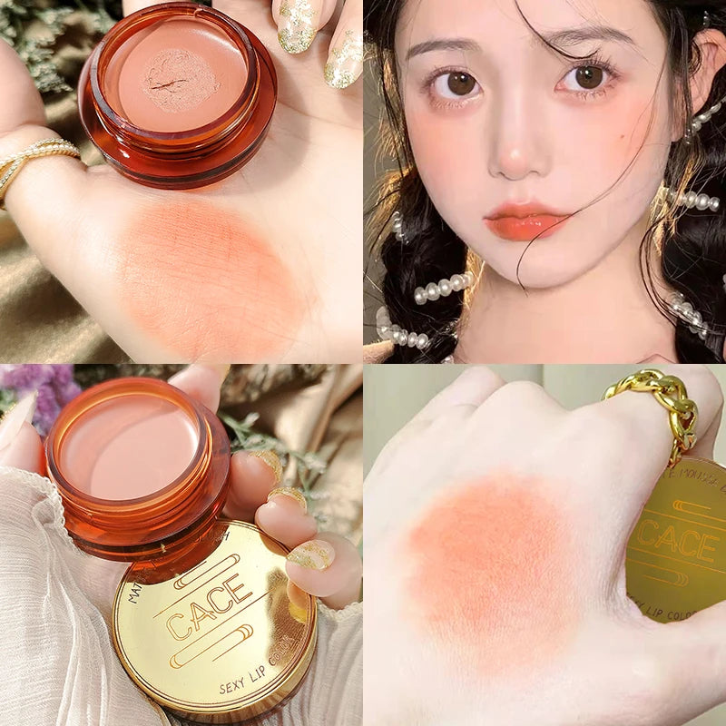 QIBEST Matte Blush Rouge Palette — Long-Lasting Natural Glow