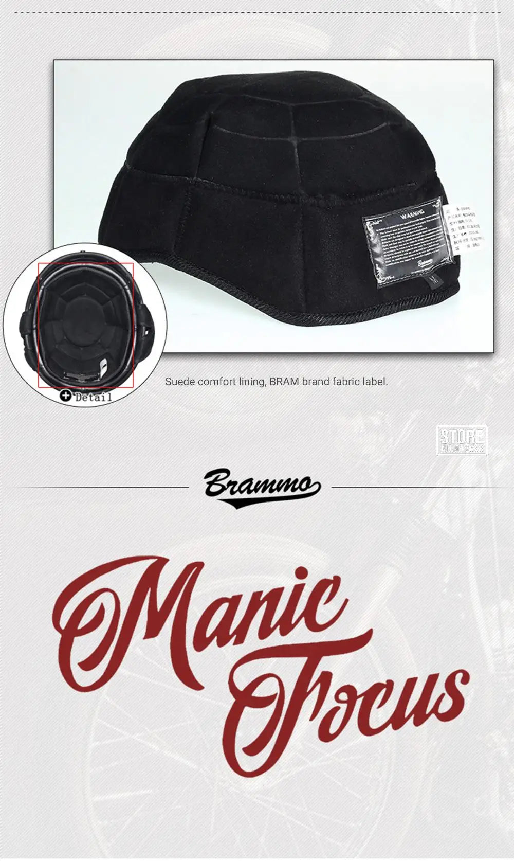 HEROBIKER Retro Half Motorcycle Helmet (DOT, HD Visor)