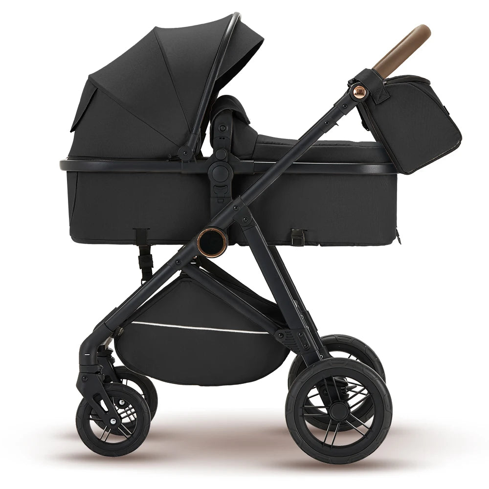 Baby Stroller Pushchair High Landscape Reversible Foldable Portable Stroller Newborn Pram Reclining Baby Carriage