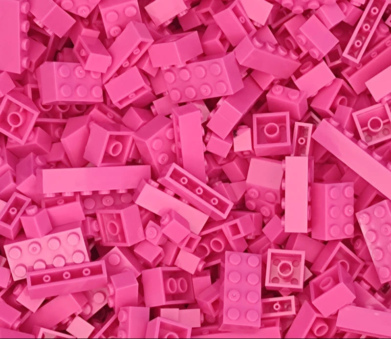 125/250g DIY Building Blocks Bulk Lot Pack Sorte Thick Bricks Block Plate Toys Small Particles Bulk Fit Legoeds Gift for Kids