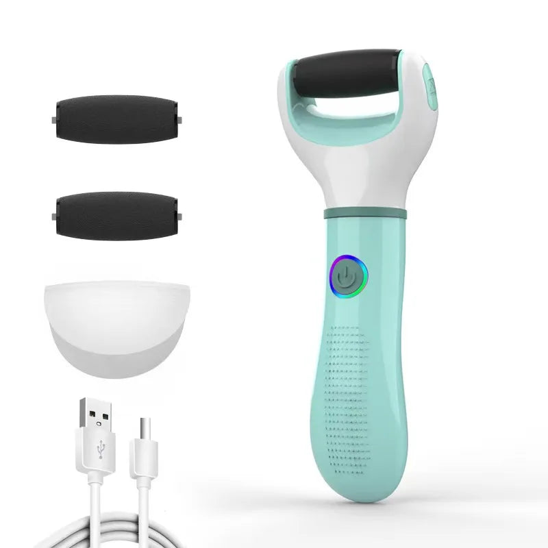 Electric Foot Callus Remover Kit, Rechargeable Waterproof Foot Scrubber File, Professional Pedicure Tools kit Feet Care for Dead