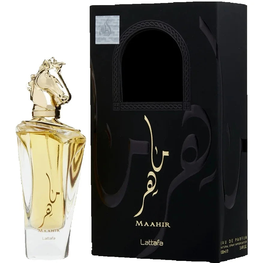 Lattafa Maahir Eau de Parfum – Unisex Fresh Floral Fruity (100ml)