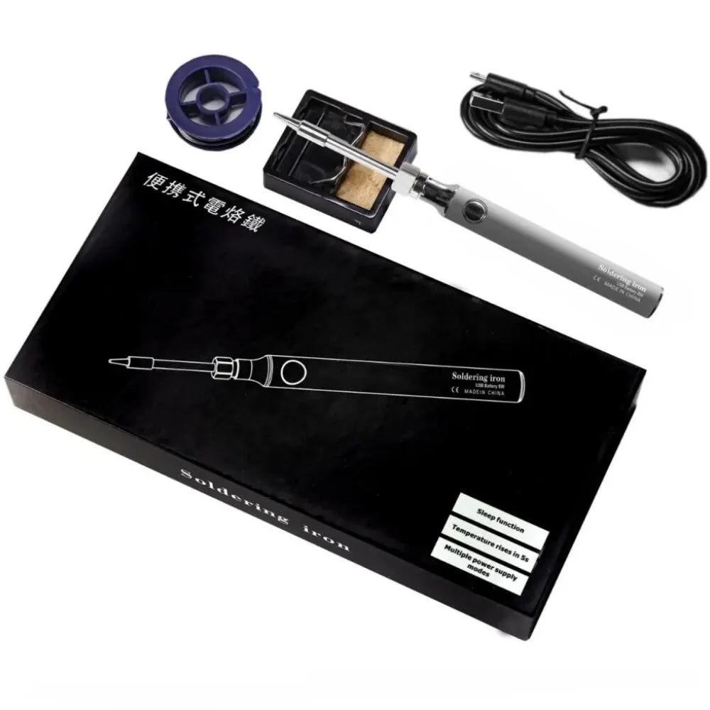 USB 5V 8W Soldering Iron Tool Pen DIY Welding Pen Without Cable, Home Outdoor Convenient Welding Repair Tool Set