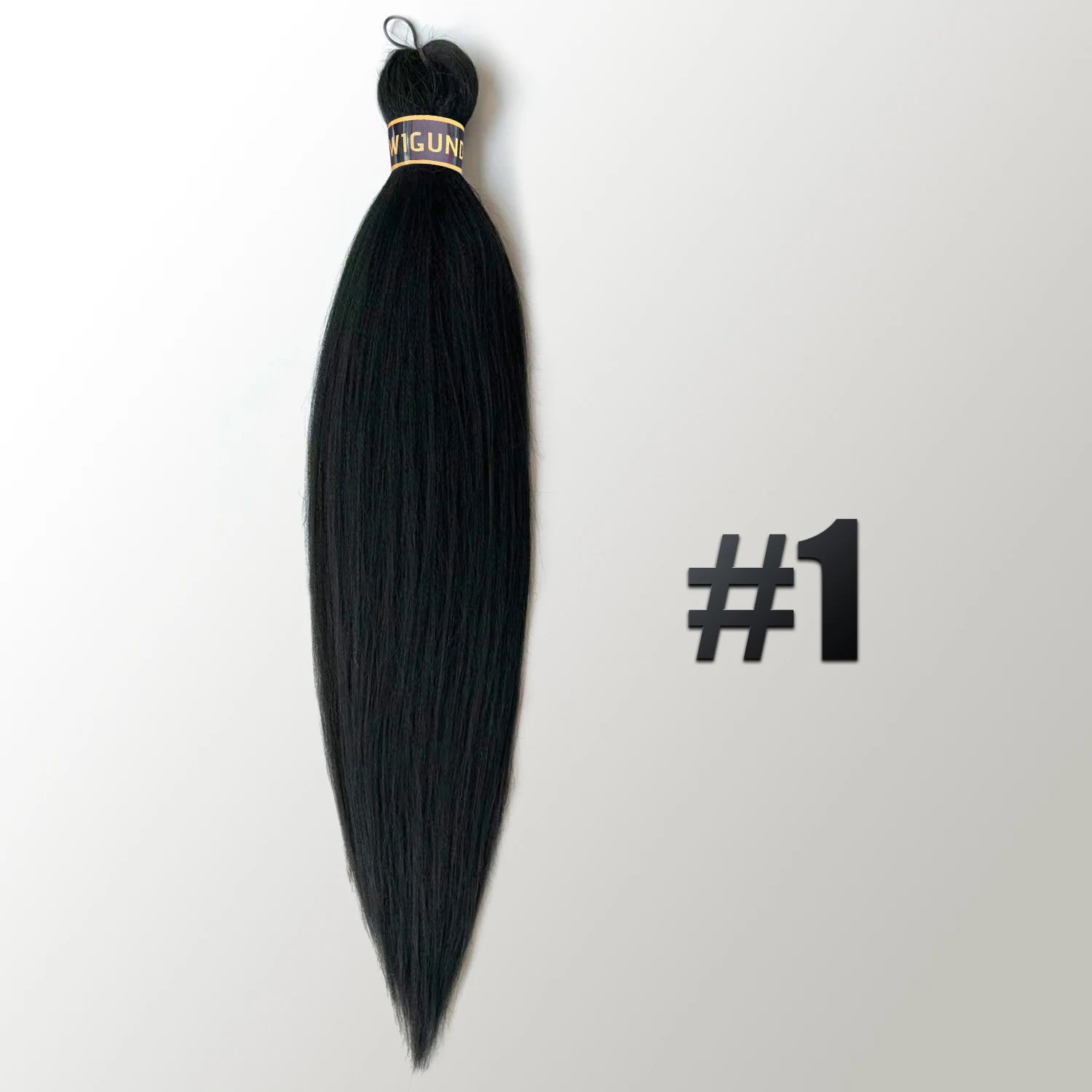 Wigundle Pre-Stretched Braiding Hair — EZ Crochet Yaki Straight (Flame-Retardant Kanekalon)