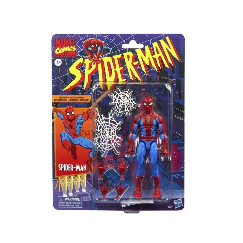 Marvel Legends Classic Spider-Web Spider-Man 6" Action Figure Collectible