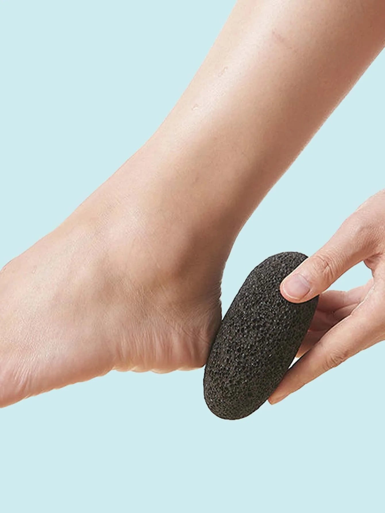 Pumice Stone,1Pc Stone Brown Reusable Foot Care Tool Foot File Body Massage Tool For Women And Men
