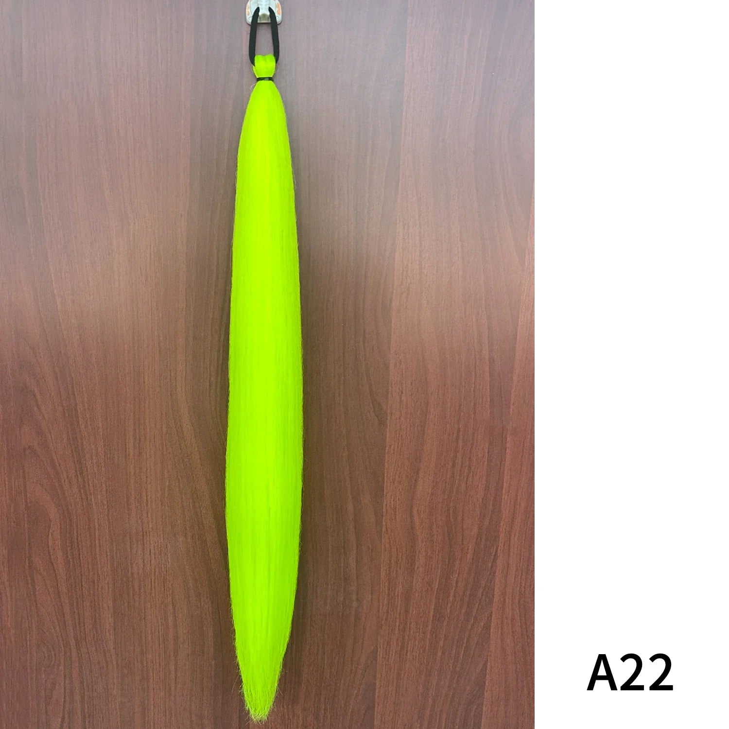 Synthetic Purple Ponytail Extension with Rubber Band Long Straight DIY Braided Pony Tail Hairpiece Women Hair Accessories