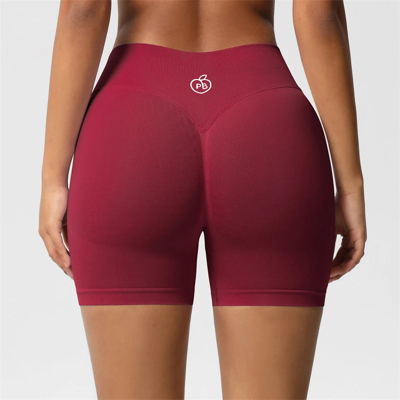 DARC·WOLVES Seamless Booty-Lift Biker Shorts — 3D Shaping Fit, High-Waist Compression for Women’s Workout & Everyday Style