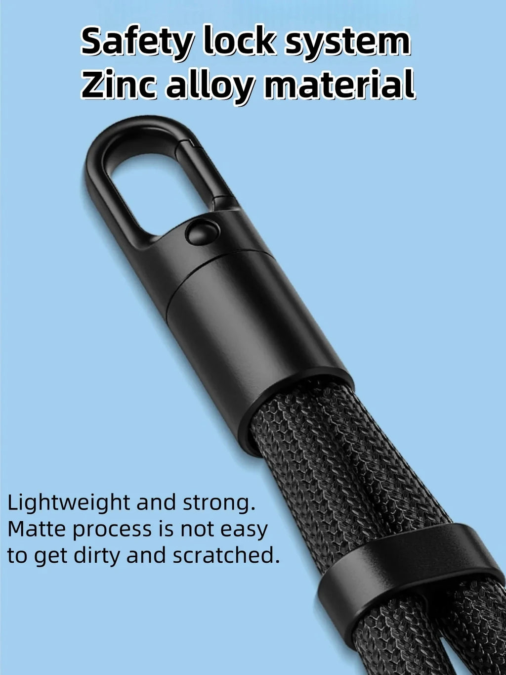 Universal Adjustable Mobile Phone Lanyard Short Wrist Strap with Self-locking Anti-drop Design Durable Polyester Phone Strap