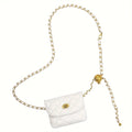 Leather Chain Waist Bag Shoulder Strap WOMEN'S Crossbody Bag Waist Wallet Fashion Waist Bag Detachable Play Waist Belt