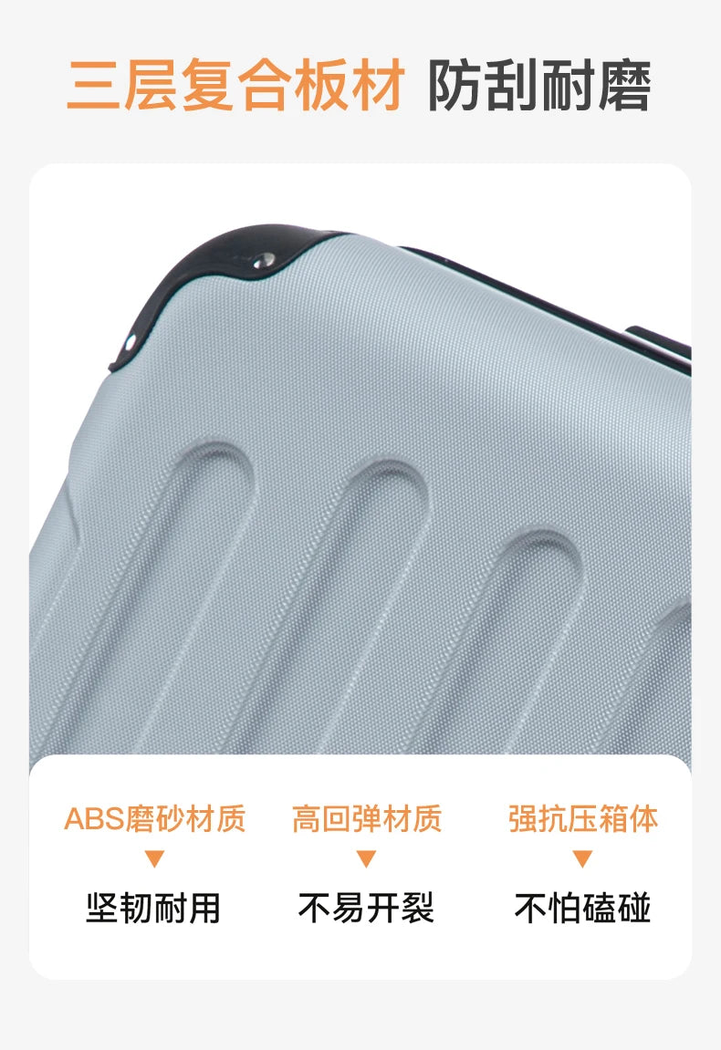 20-28 Inch Luggage Suitcase with Wheels Travel Bag Featuring Cup Holder And Phone Stand - Essential Travel Companion for Safety