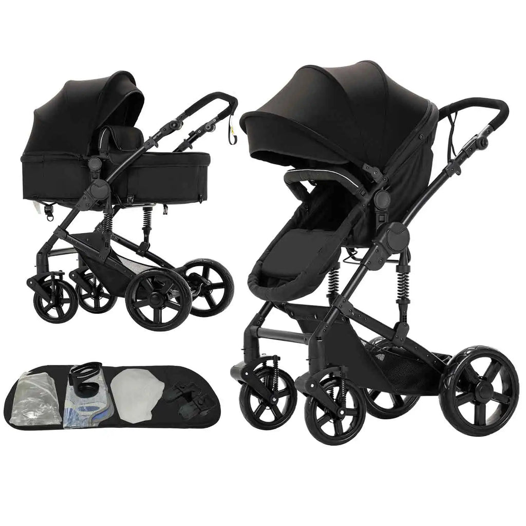 Baby Stroller 2 In 1 Baby Car Baby Pushchair Baby Carriage Baby Two Light Buggies Stroller  Portable Foldable Multifunctional