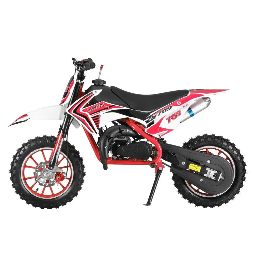 49cc 2-Stroke Kids Dirt Bike (Red)