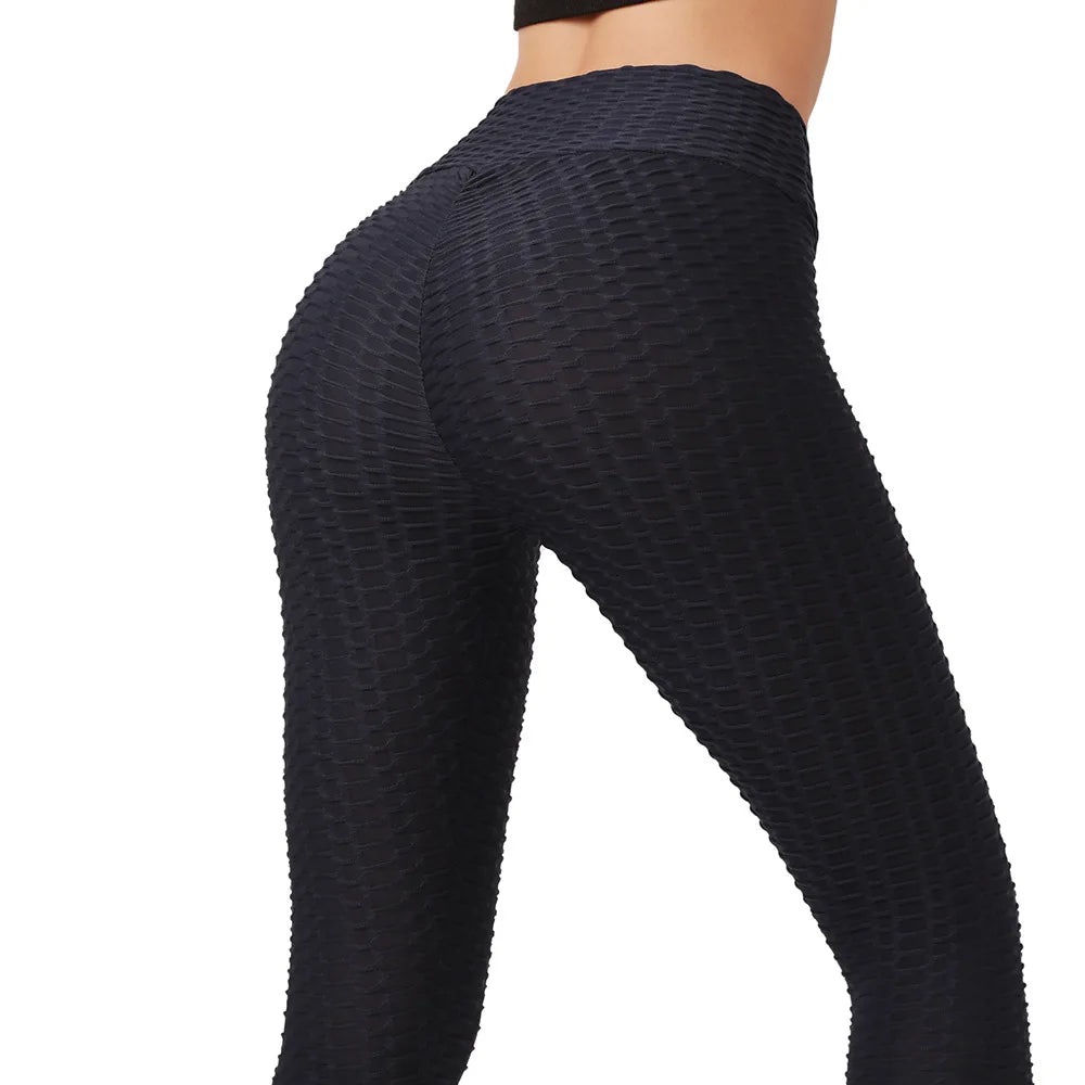 BubbleBump™ Seamless Booty-Lift Leggings — High-Waist Textured Yoga Pants for Women