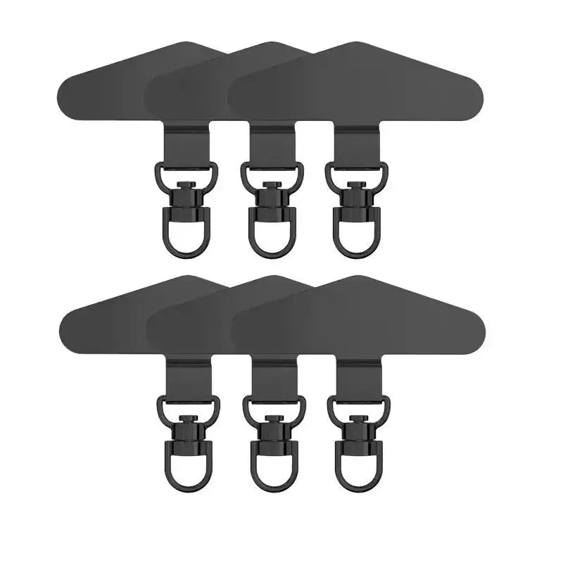 360° Rotation Metal Steel Phone Tether Tab Cell Phone Lanyard DY Patch Gasket Universal Cellphone Lanyard Safety Connecter Piece