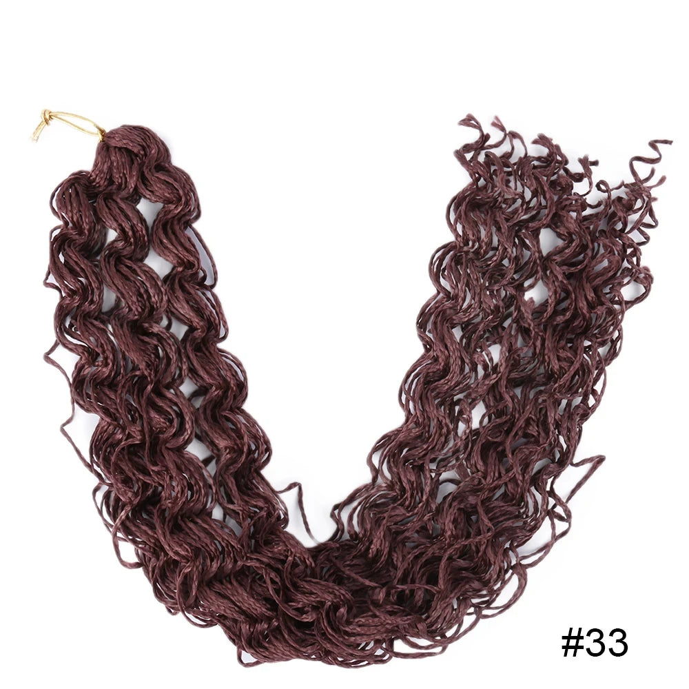 Zizi Braids Crochet Box Braids Twist Synthetic Braiding Hair Extensions 20-25 roots/Pack Pink White Purple Bug Gray 613 Luoyudu